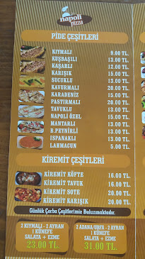 Opinii despre Napoli Pizza Pide Kebap Salonu în Çankaya - Gastronomi ve konaklama