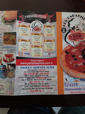 Paradise Pizza - Gastronomi ve konaklama