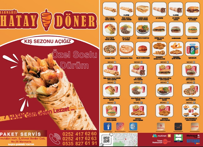 MARMARİS HATAY DÖNER (Armutalan) AKYAKA HATAY DÖNER (2. şubemiz)