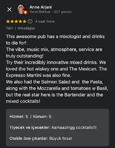 Old House Pub & Butik Hotels & Muratpaşa Pub & Cocktail Bar