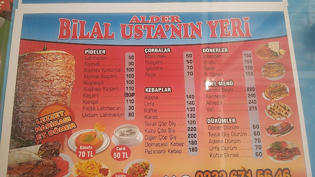 Alder bilal ustanın yeri