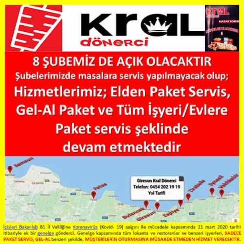Comentarii opinii despre KRAL DÖNERCİ BULANCAK