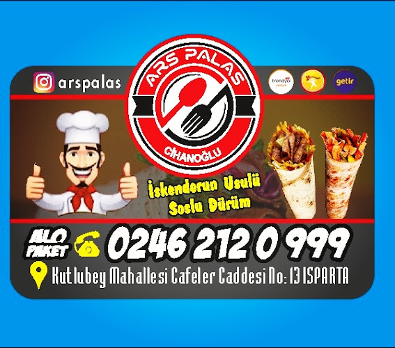 Opinii despre ARS PALAS DÖNER ISPARTA în Merkez - Gastronomi ve konaklama