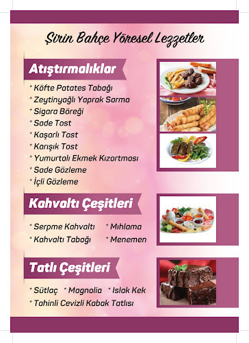 Opinii despre Şirin Bahçe Yöresel Lezzetler în Çekmeköy - Gastronomi ve konaklama