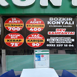 Opinii despre BOZKIR KONYALI ETLİEKMEK & BURGER 42 în Selçuklu - Gastronomi ve konaklama