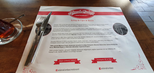 Opinii despre ADANALI ONBAŞI RESTAURANT în Muratpaşa - Gastronomi ve konaklama