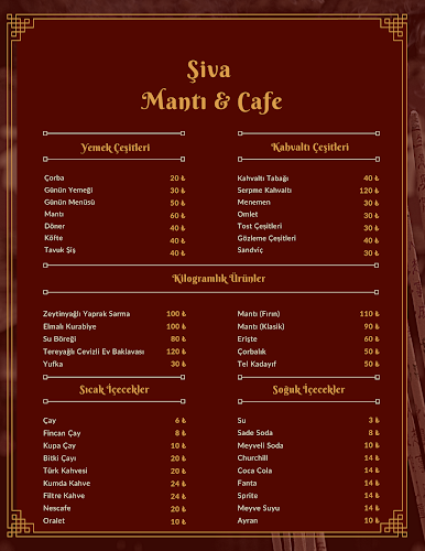 ŞİVA MANTI CAFE