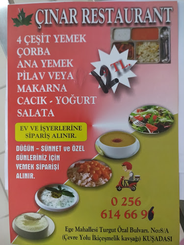 Opinii despre Çınar restoran catering tabdolt ev yemekleri în Kuşadası - Gastronomi ve konaklama