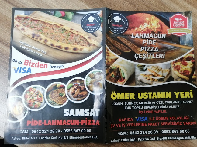Opinii despre Samsat Çigköfte Cafe & Restaurant în Ankara - Gastronomi ve konaklama