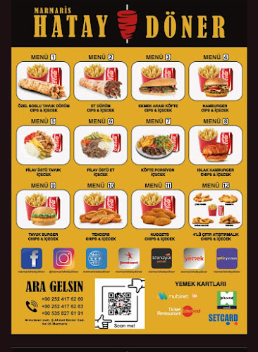 Opinii despre MARMARİS HATAY DÖNER (Armutalan) AKYAKA HATAY DÖNER (2. şubemiz) în Marmaris - Gastronomi ve konaklama