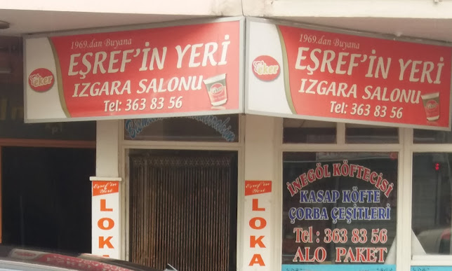 Opinii despre Eşref'in Yeri Izgara Salonu în Yıldırım - Gastronomi ve konaklama