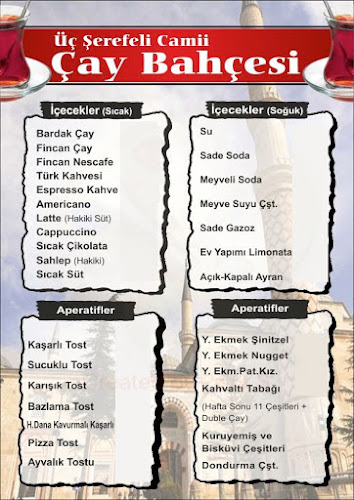 Üç Şerefeli (Burmalı) Camii Çay Bahçesi