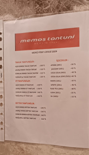 Memoş Tantuni Erdemli