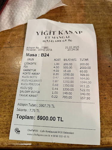 Yiğit Kasap & Et Mangal - Gastronomi ve konaklama