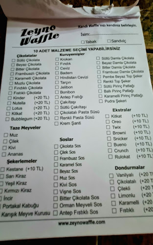 Zeyno Waffle - Büyükçekmece