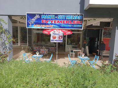 Nezoş mantı Süt helvası Ev yemekleri