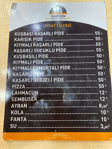 Öz Yasemin Pide Lahmacun - Gastronomi ve konaklama