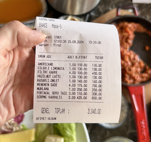 Opinii despre LOTUS coffee în Beykoz - Gastronomi ve konaklama