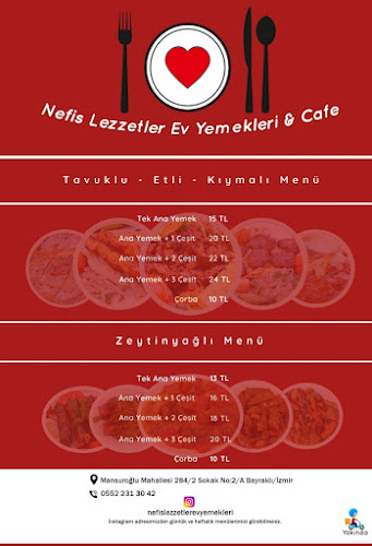 Opinii despre NEFİS LEZZETLER EV YEMEKLERİ CAFE în İzmir - Gastronomi ve konaklama