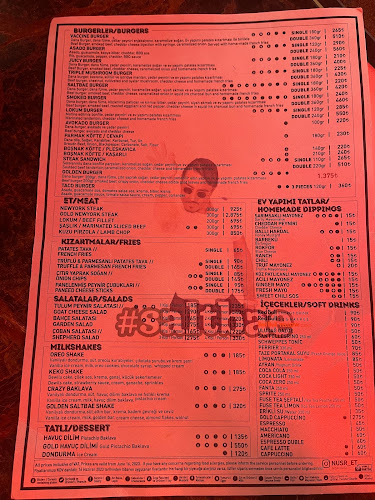 Saltbae Burger Nişantaşı - Gastronomi ve konaklama