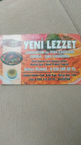 Yeni Lezzet Pide Salonu - Gastronomi ve konaklama