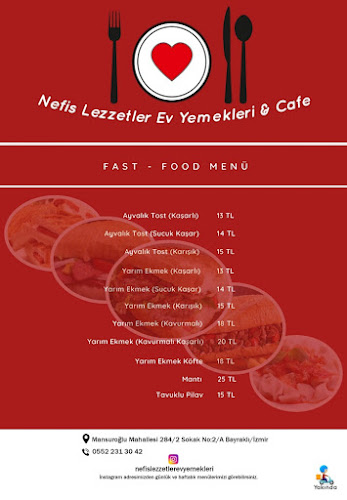 NEFİS LEZZETLER EV YEMEKLERİ CAFE