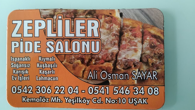 Opinii despre Zepliler pide salonu în Uşak Merkez - Gastronomi ve konaklama