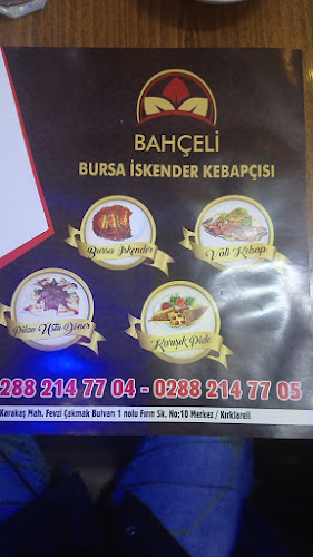 Bahçeli Bursa İskender Kebapçısı - Gastronomi ve konaklama