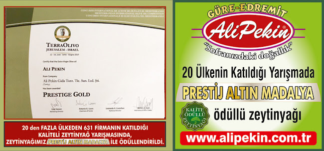 Ali Pekin Zeytin Zeytinyağı Satış Mağazası