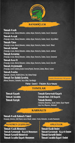 TİMSAH SANDVİÇ