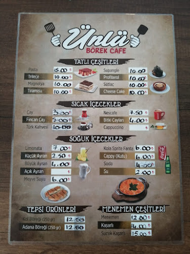 Opinii despre Ünlü Börek Cafe în Büyükçekmece - Gastronomi ve konaklama